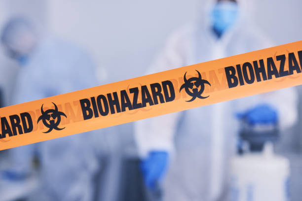 Professional Biohazard technician working in Bellevue, OH